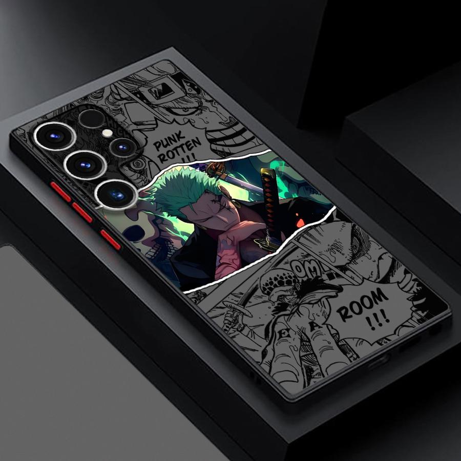 Аниме Ван Пис Луффи Чехол Задняя крышка для телефона для Samsung Galaxy S23 FE S21 S20 FE Note 20 Ultra 10+ S25 Ultra S24 Plus S26