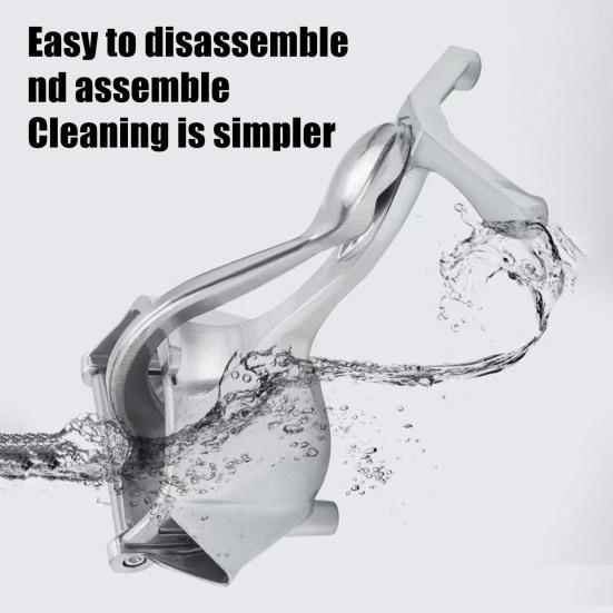 Manual Fruit Juice Press Heavy Duty Aluminum Alloy Lemon Squeezer Handheld Extractor for Citrus Orange Pomegranates Fruit Lemon Lime