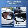 2pcs Car Rearview Mirror Rain Eyebrow Rain Shield Shade Protector Cover For Mercedes benz A B R G Class GLK GLA w204 W251 W463 UVWXY1
