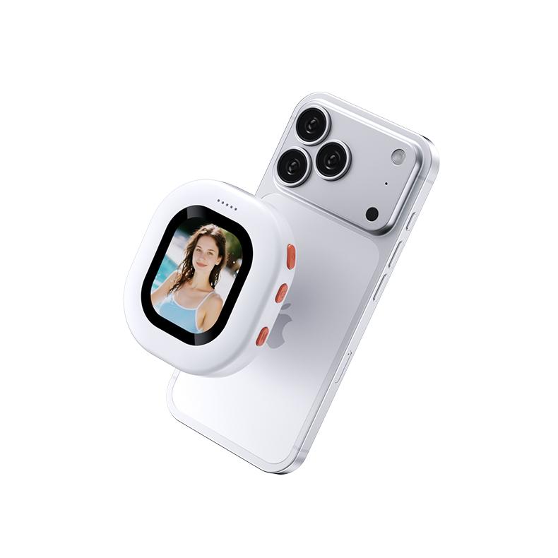 Mobile Phone Selfie Monitor Handheld Microphone Magnetic Attachment Kit Omni-directional Plastic Real-Time Monitoring for Live