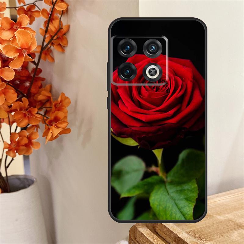 Красная Роза Цветок Чехол Для OnePlus 13R 13 12 12R 11 10 Pro 8T 10T OnePlus Nord 4 CE 2 3 Lite N30 N20 N10 Чехол