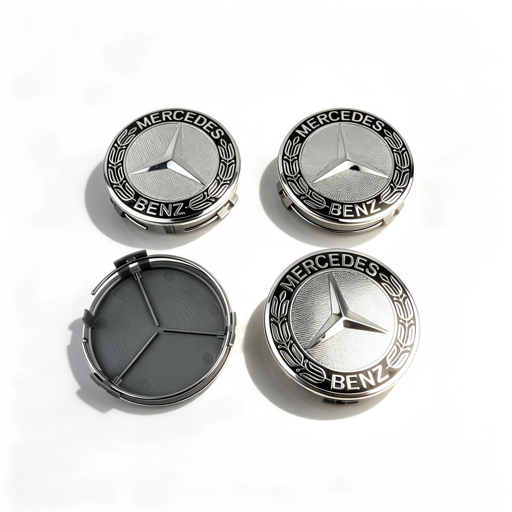 4pcs 75mm Car Wheel Center Logo Hub Cap For Mercedes Benz W211 W205 W213 W203 C218 A207 CLA CLS E CLS E Class Accessorie CN1