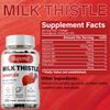 Milk thistle complex soft capsules, milk thistle extract, suitable for adults, nutritional supplement