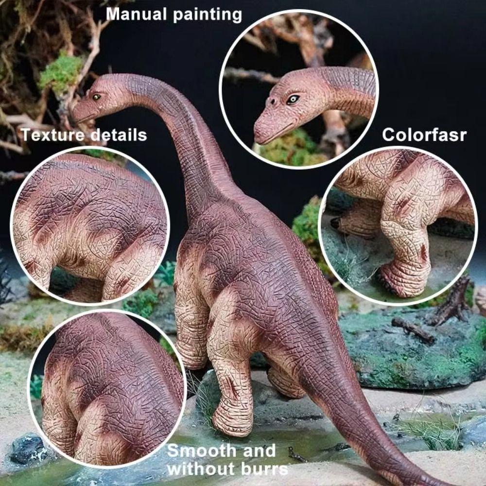 Rubber Dinosaur Model Multiple Sizes Dinosaur Action Figures Tyrannosaurus Scene Decoration