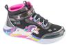 S-Lights: Unicorn Chaser - Jumping Magic, for Girl Black Sneakers