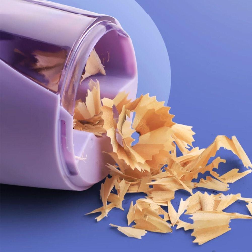 Декоративная наклейка-переключатель, автоматическая электрическая точилка для карандашей, креативные канцелярские принадлежности, механический инструмент