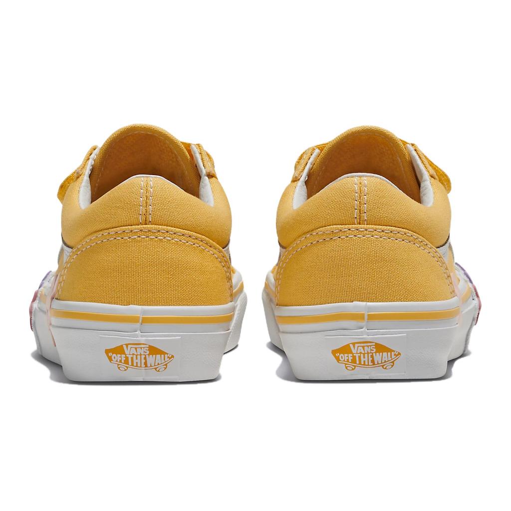 New Vans Anti Slip Wear Resistant Low Top Kids' Skateboarding Shoes Yellow Kids' VN000CPXYLW