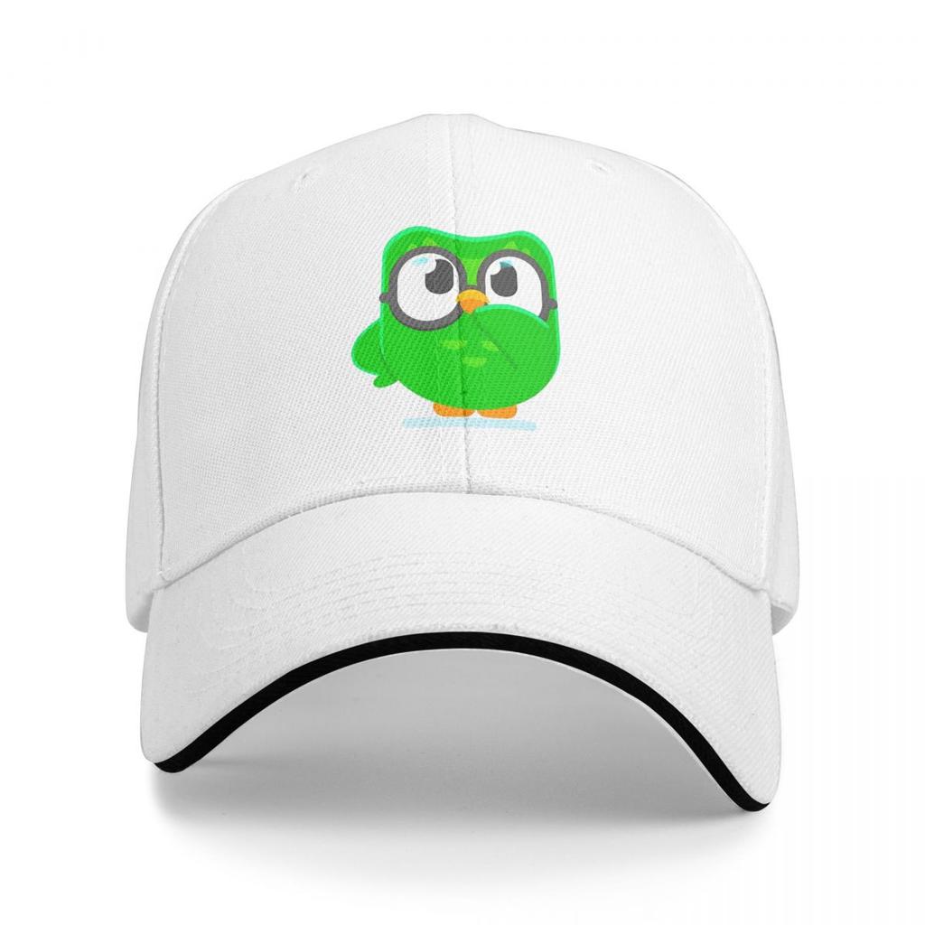 Кепки-бейсболки Snapback с принтом совы Duolingo Duo, дышащие, повседневные, кепки, для улицы, унисекс