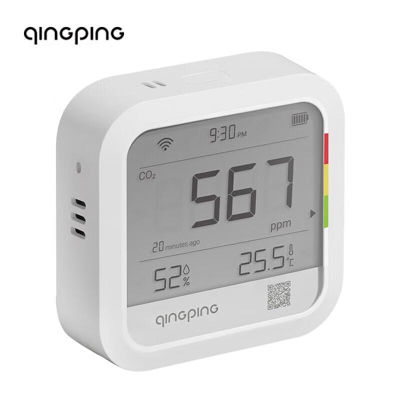 Умный Wi-Fi монитор CO2, температуры и влажности Qingping