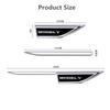VCZRW1 Car Fender Side Blade Stainless Steel Decal Car Body Protective Sticker For Tesla Model 3 Y 2021-2023 Auto Accessories