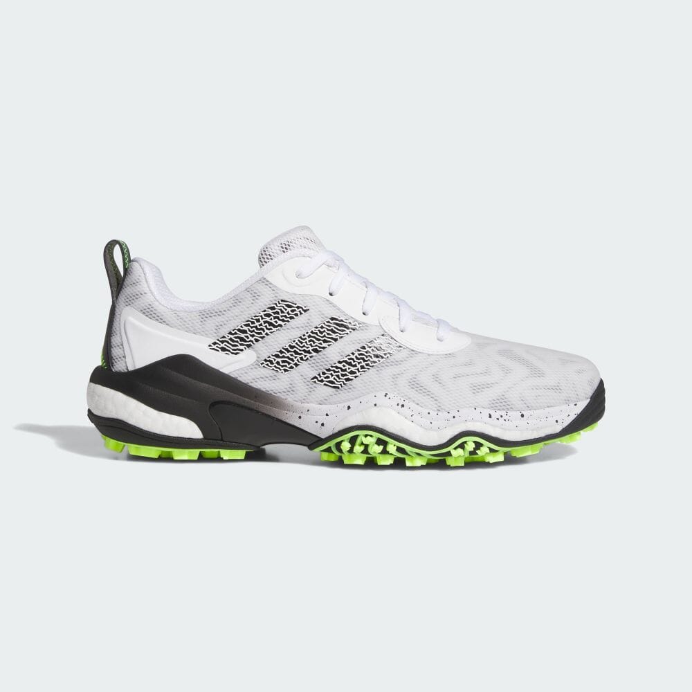 Adidas Обувь Code Chaos 25 Белая обувь и обувь Спортивная обувь МУЖСКАЯ ДЛЯ ГОЛЬФА IF3268 Обувь Белая / Основная черная / Ярко-лимонная