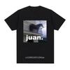 Juan Meme Horse On Balcony Graphic T Shirt Fashion Oversized Funny T Shirts Casual O-Neck T-shirt Tops Streetwear Unisex