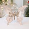 Блестящий Глиттер Сделай Сам Подвесной Декор Бабочка Искусственное Украшение для Рождественской Елки Праздничный Декор