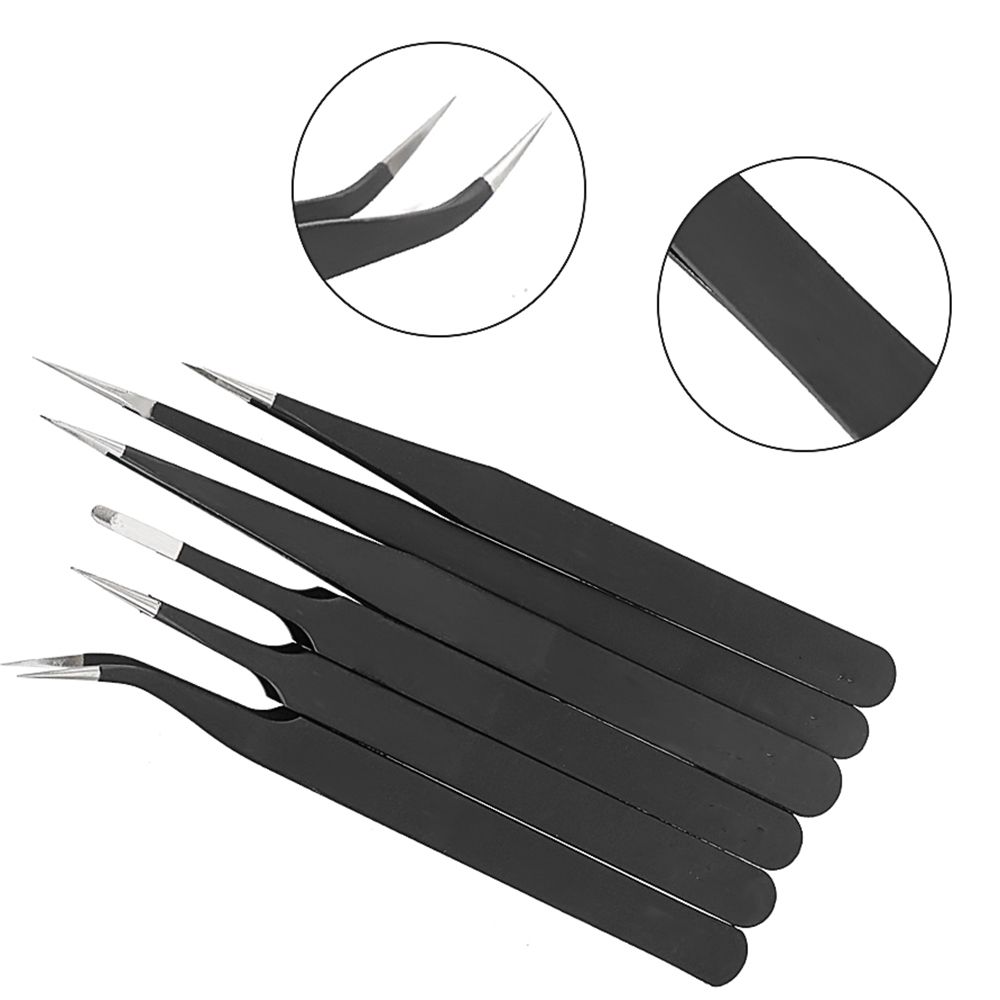 Stainless Steel Precision Curved Eyebrow Tweezers Eyelash Tweezers Makeup Tool Kit Maintenance Tool