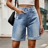 Women's Fashion Ripped Denim Casual Shorts