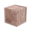Деревянная 3D кубик-головоломка Pure Seek и головоломка из блоков, Головоломка, Т-образный Тетрис, Набор из 54 деталей, Дети, Малыши, Взрослые,