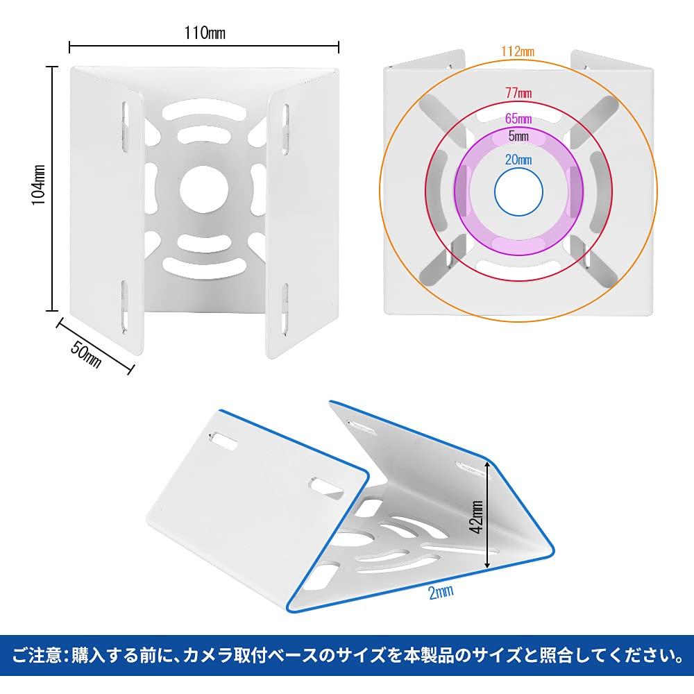 JEBUTU Монтажное оборудование для камер видеонаблюдения Кронштейн Монтажное оборудование для крепления на столб Подставка для камеры Крепление Корпус Камера видеонаблюдения Фиксированный Квадратный столб Цилиндрический