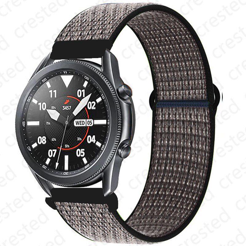 Ремешок 20/22 мм для Galaxy Watch 3/46/42 мм / активный 2 ремешка Samsung Gear S3 Frontier Sport нейлоновый браслет Huawei watch GT 2 41 45 мм