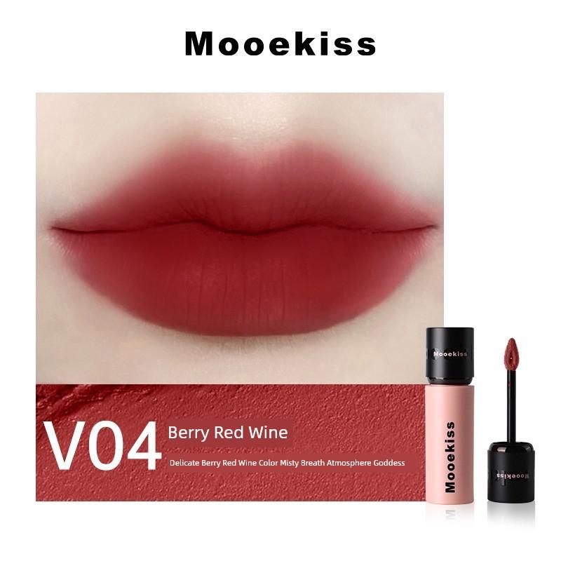 Mukeshi Lip Mud Whitening Matte Velvet Lip Glaze Whitening Lipstick Air Mist Lip Cream