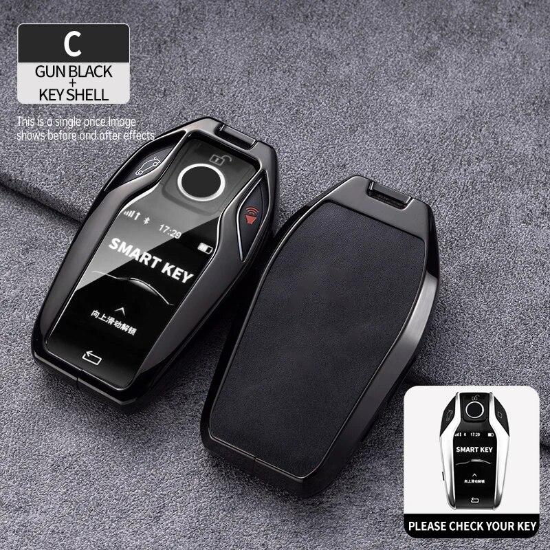 Чехол для дистанционного ключа из цинкового сплава для BMW 5 7 серии G12 G11 G30 G32 G31 I8 I12 I15 G01 X3 G02 X4 G05 X5 G07 X7, автомобильная сумка