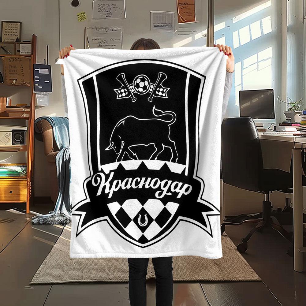 1PC FC Krasnodar Pride Blanket, High quality Comfortable for All Seasons, Home Decor, Warmth and Comfort