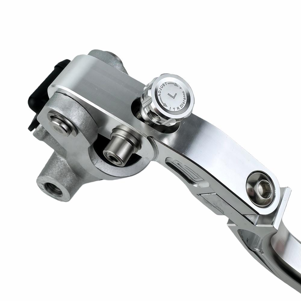 15mm Piston Motorcycle Foldable Clutch Brake Lever Anti-Drop CNC Aluminum Adjustable Universal Modification Accessories Upgrade