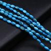 1Strand Natural Freshwater Shell Beads Dyeing Rice Shape Loose Spacer Beads for Jewelry Making DIY Necklace Bracelet Earring Accessories 4x8mm
