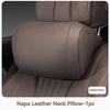 Подушка подголовника автомобиля из искусственной кожи наппа - Подушка для шеи подголовника автомобиля Внутренние товары Четыре сезона Универсальная подушка Подходит для большинства моделей автомобилей