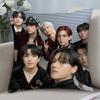 Kpop A-AteezS Наволочка Короткий плюш Наволочки Декоративные для дивана Подарок Домашний Двусторонняя печать Наволочка для подушки