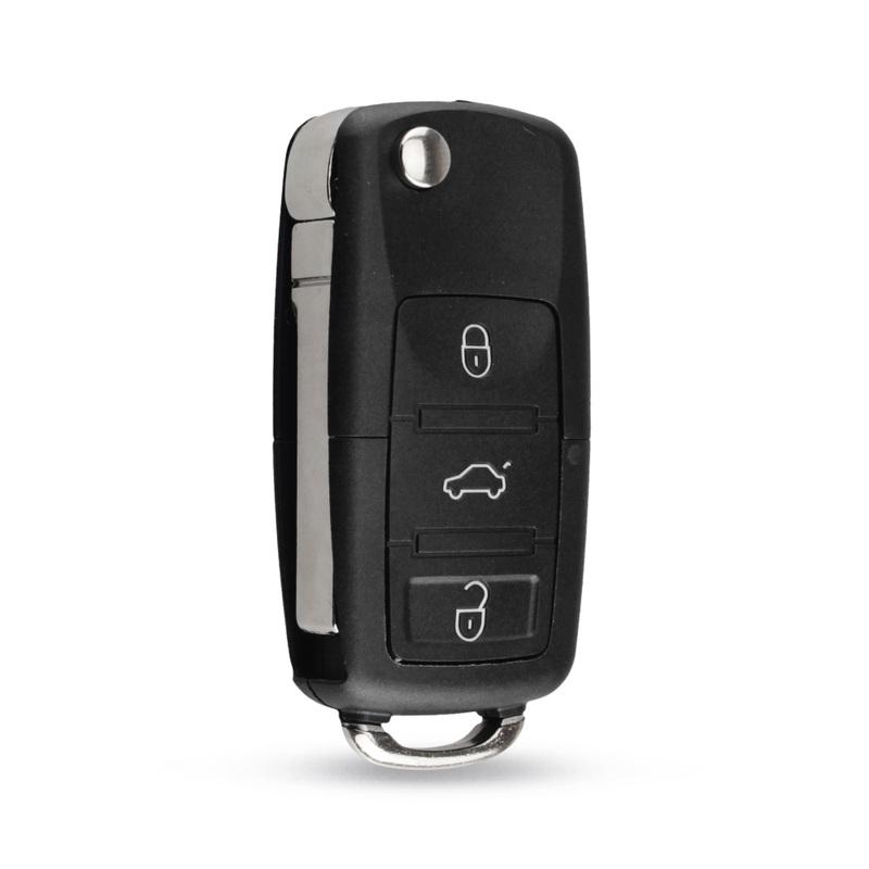 KEYYOU 20pcs Car Remote Key Flip Folding Key Shell Fob 2/3 Buttons For Volkswagen VW Jetta Golf Passat Beetle Skoda Seat Polo B5