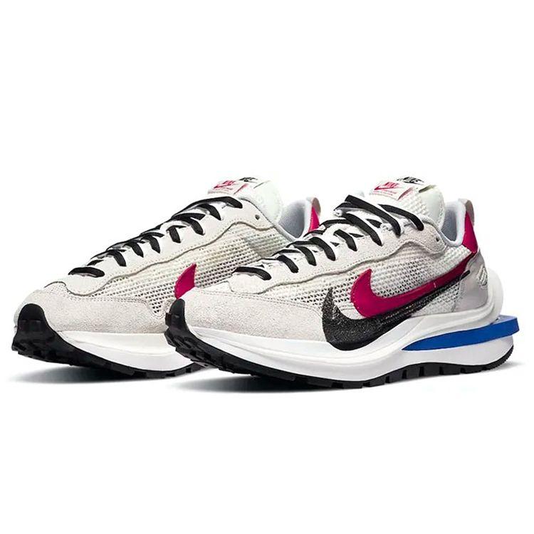 Sacai x Nike VaporWaffle Sail Унисекс Кроссовки Белый Светло-бежевый Королевский синий CV1363-100
