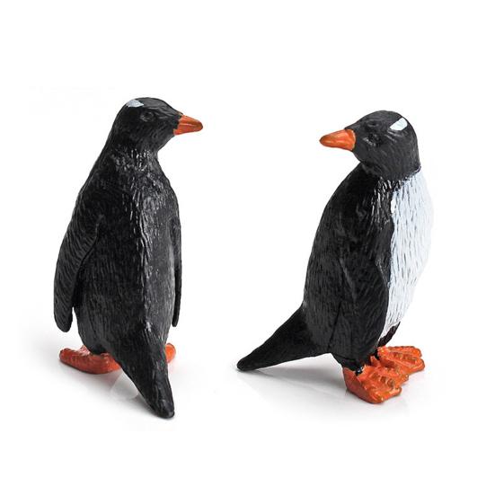 11 шт./набор Модель пингвина Мельчайшая деталь Коллекционная Твердые Антарктические Животные Фигурка пингвина Игрушка Комбо для Декора Полки