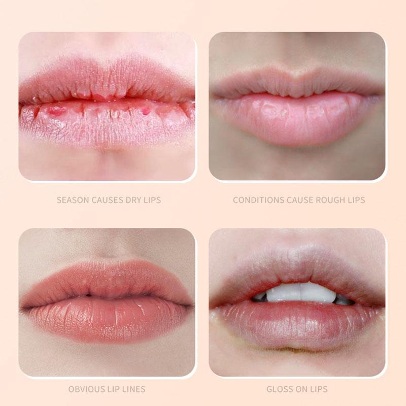 ZOZU Увлажняющий фруктовый бальзам для губ Увлажняющий увлажняющий питательный уход за губами Маленький и портативный бальзам для губ