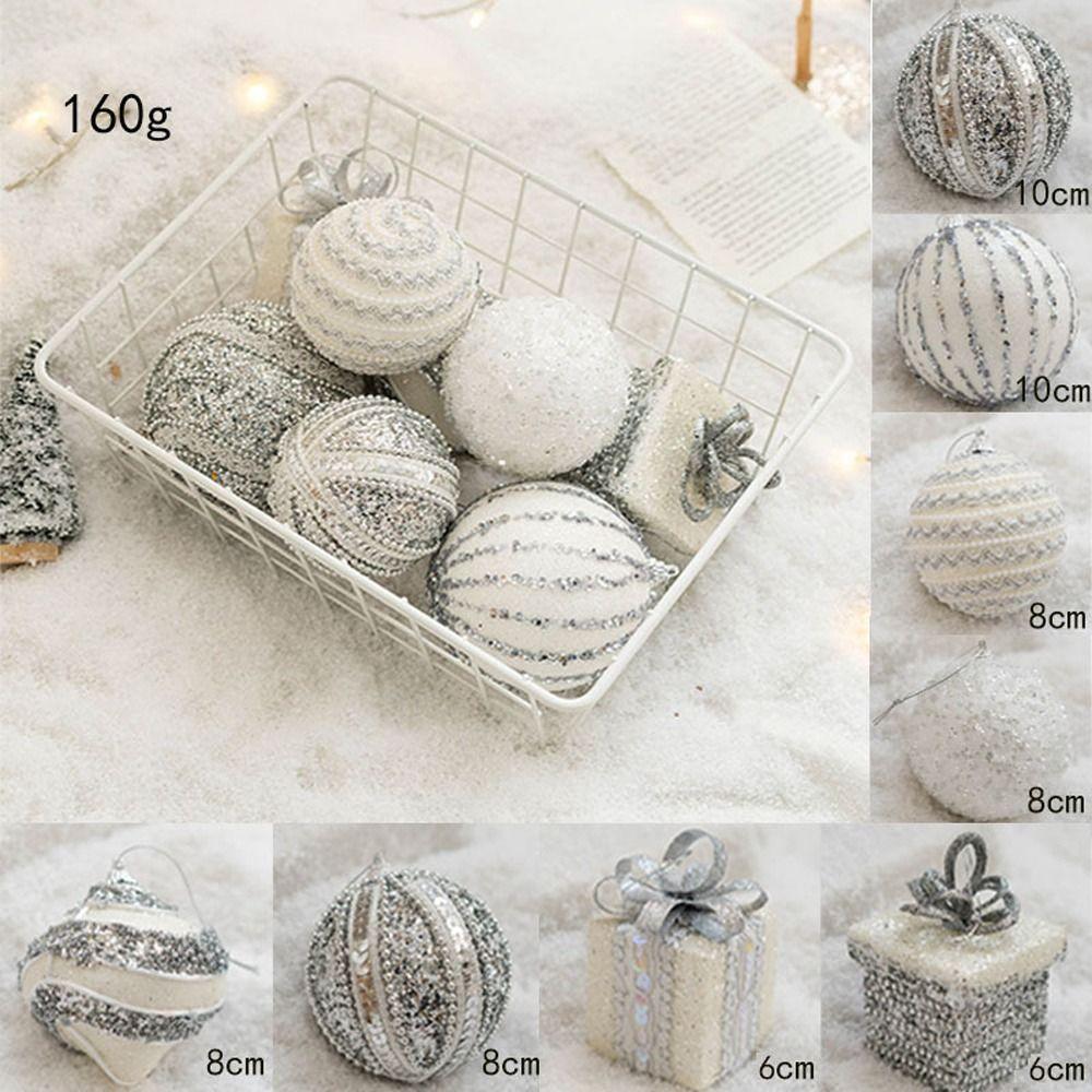 Big Christmas Tree Balls Colorful Hanging Pendants Ball Ornament Set Wedding