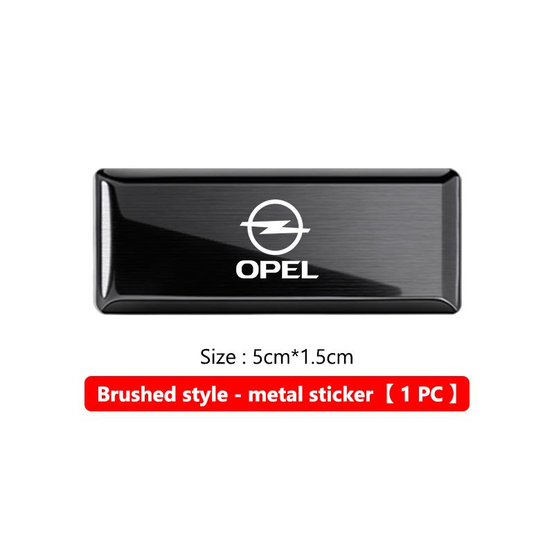 For Opel Car Logo Body Sticker Aluminum Alloy Emblem Auto Stickers Insignia Astra G J F K Vectra C H Corsa C B D Omega