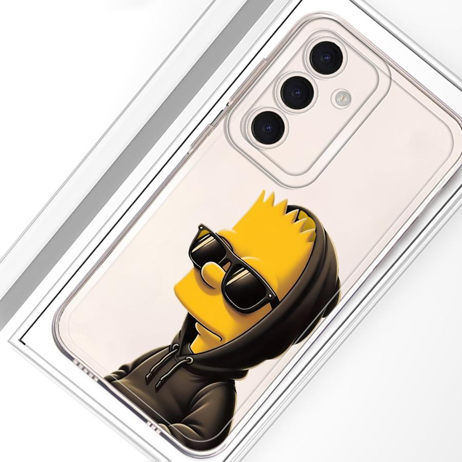 Мультяшный Чехол The S-simpsons для Samsung Galaxy A25 A51 A33 A52 A26 A24 A52 A31 A14 A16 A54 A15 A55 A23 A34 A35 A36