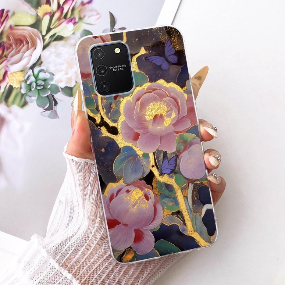 Чехол для Samsung Galaxy S10 Lite SM-G770F, Роскошный чехол с рисунком «Дерево и бабочки», Мягкий силиконовый чехол для телефона, Сумки для Samsung S10 Lite