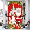 Santa Claus Christmas Backdrop 2D Flat Christmas Decoration  Christmas Party
