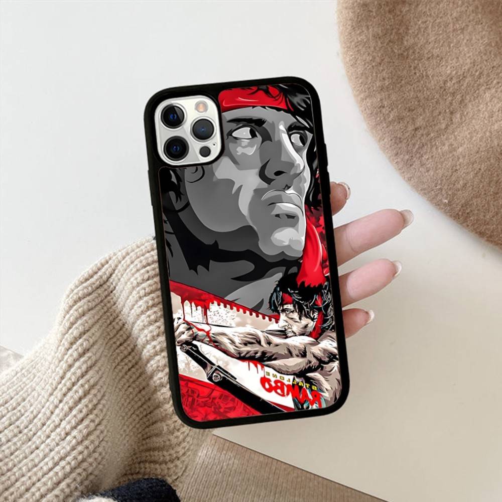 1 шт. Чехол для телефона из фильма «Рэмбо: Первая кровь» для iPhone 17 16 15 14 13 Plus 12 11 Pro Max, чехлы из ПК+ТПУ, задняя крышка