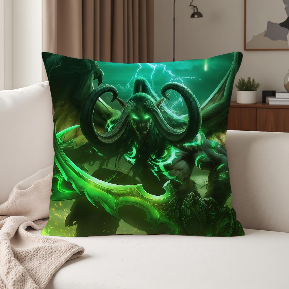 Game Wworld Of Wwarcraft Pillow Case Suitable For Bedrooms Living Rooms Cars Home Decoration