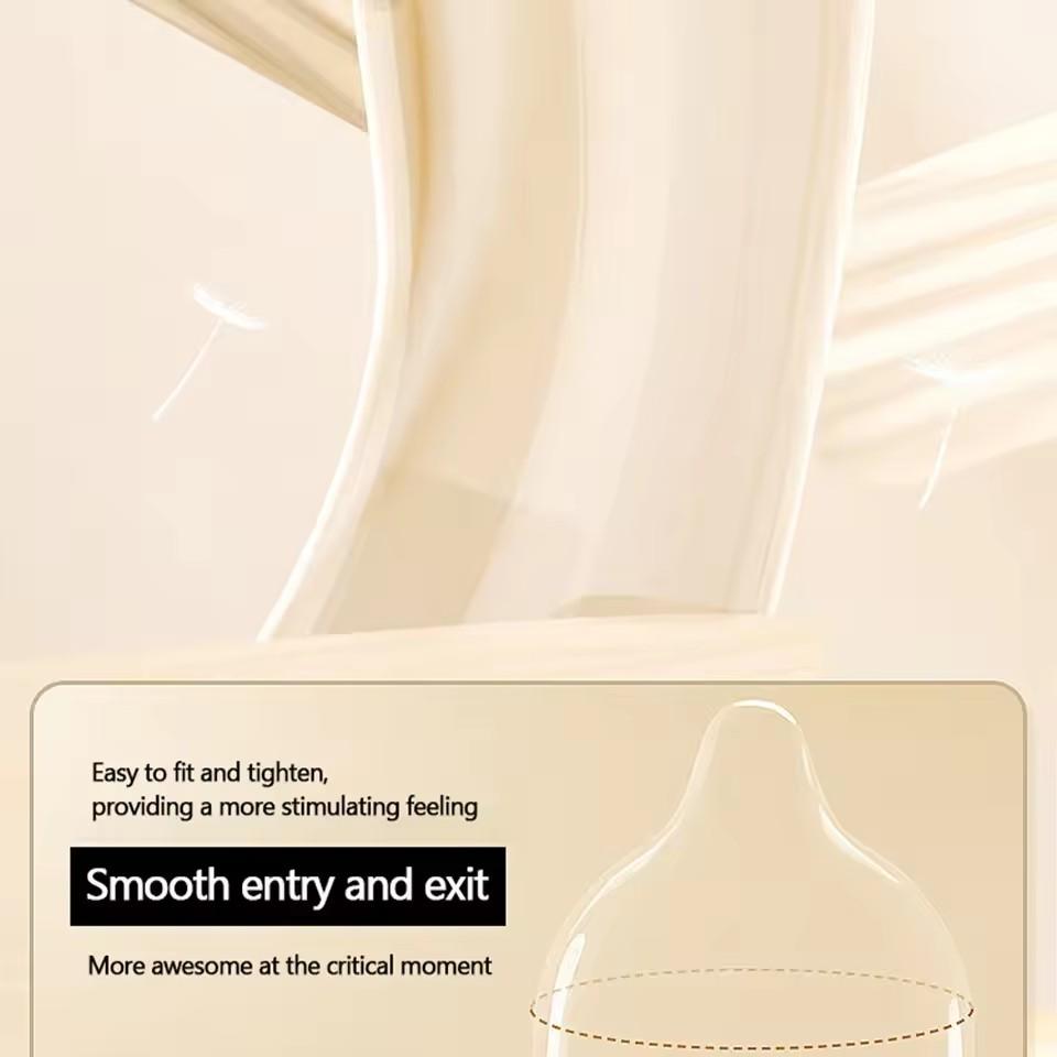 45/49 мм Маленькие плотно прилегающие презервативы для мужчин Маленький размер Натуральный латекс Гладкий презерватив Гиалуроновая кислота Насадка на пенис для взрослых Инструмент для любовного секса