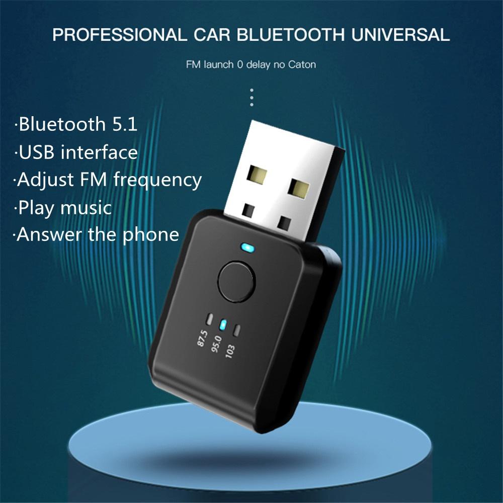 Мини FM-передатчик автомобильный Bluetooth 5,1 адаптер громкой связи вызов FM-радио музыкальный плеер авто беспроводной аудиоприемник автомобильные аксессуары