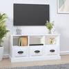 VidaXL TV Stand White 100x35x50 Cm Engineered Wood 816288