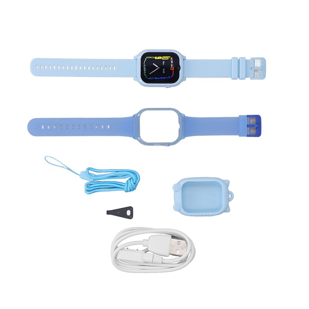 Детские умные часы с высоким разрешением, большим экраном, голосовыми сообщениями, видеозвонками, многофункциональными 4G