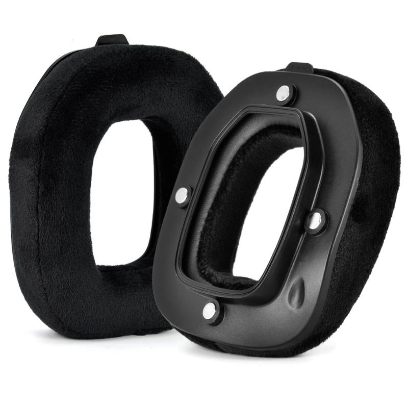 2xDurable Protein Ear Pads for Astro A40TR Headphone Sleeves Earmuff Easily Replaced Ear Pads Sleeves Cover Headband