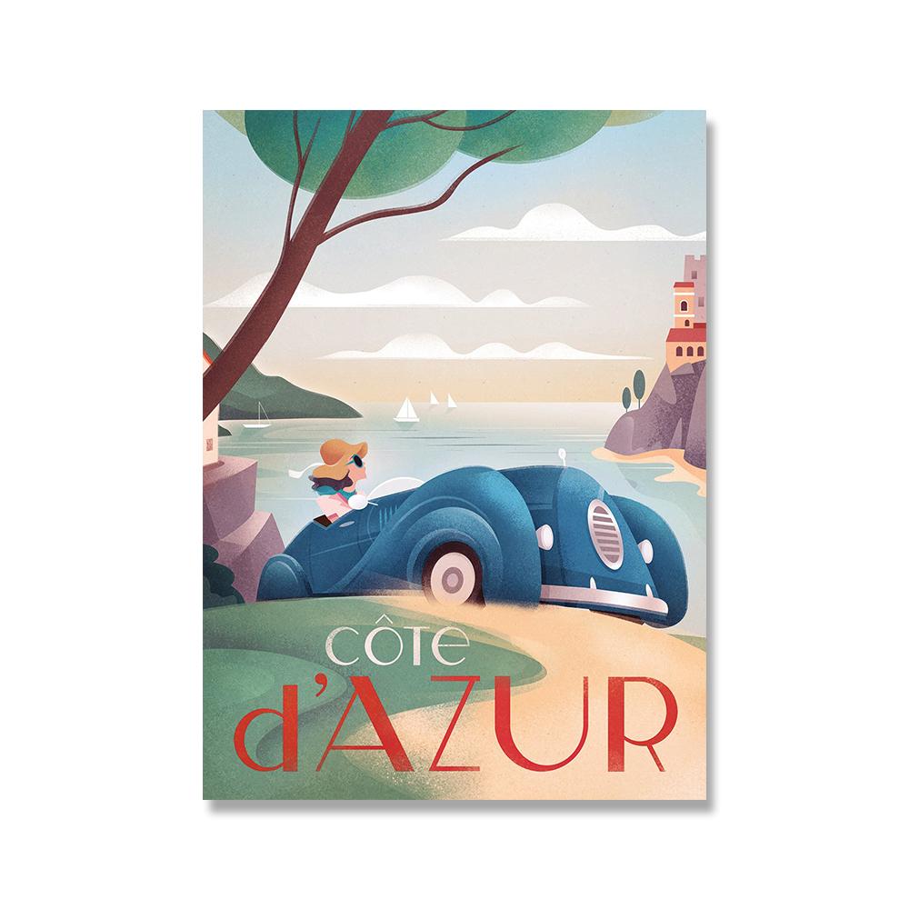 Винтажные всемирно известные достопримечательности, городские постеры и принты, Италия, Рим, Гавайи, холст, картина, настенная живопись для гостиной, домашний декор (с рамкой)