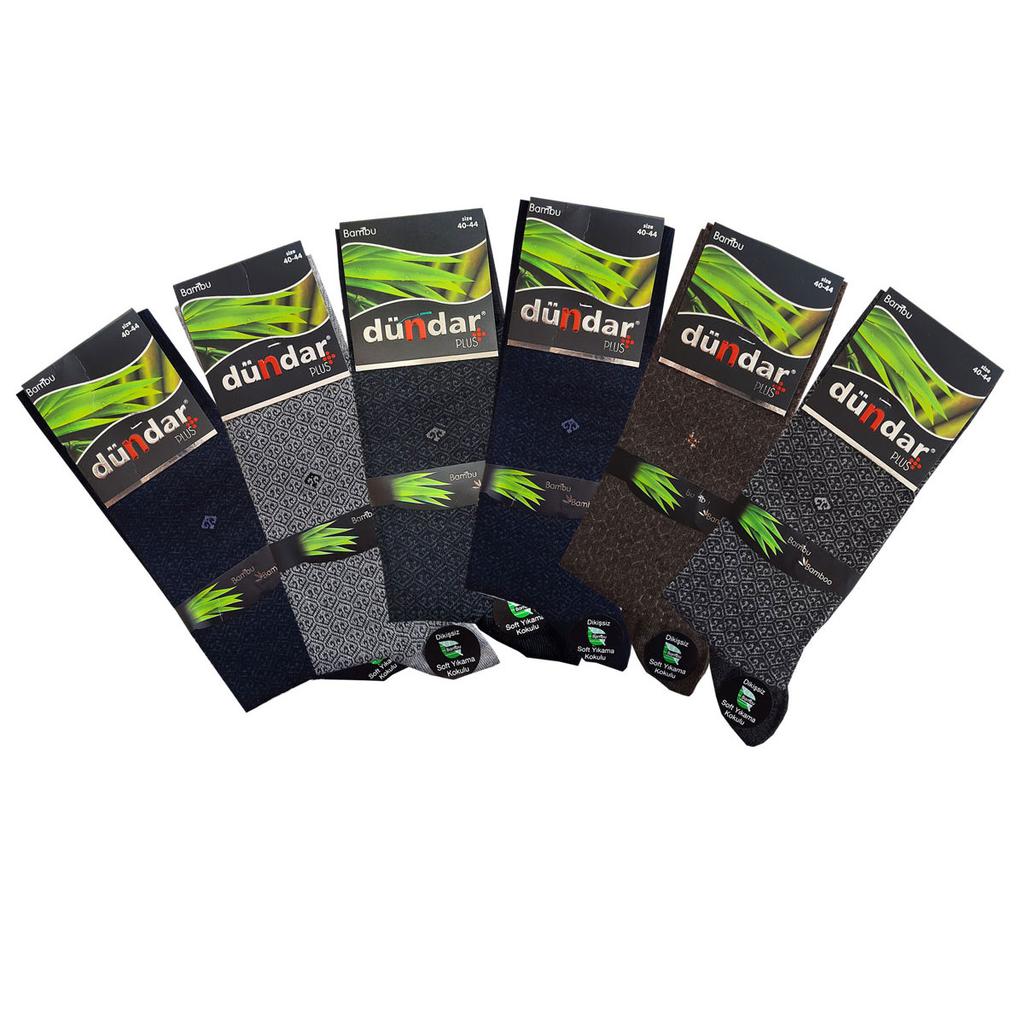 Мужские бамбуковые носки Dundar 6 Мягкие длинные носки Asorti