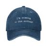 Heated Rivalry Washed Baseball Cap IM Coming to The Cottage Summer Trucker Hat for FeUnisex Unisex Fashion Baseball Caps
