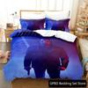 Luxury New 3D Print John Wick Bedding Set Duvet Cover Bed Set Quilt Cover Pillowcase king Queen Size Boys Adult Bedding Set