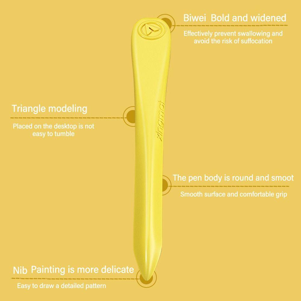 Triangle Shape Stationery Washable Crayon Oil Painting Stick Do Not Dirty Hands Painting Tools